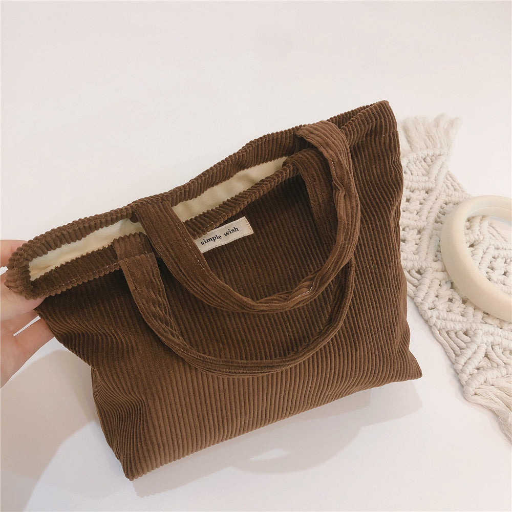 169 Handbag Makeup Storage Pouch Soft Corduroy Toiletries Organizer Cosmetic Storage Bag for Women and Teen Girls 169 Handbag Makeup Storage Pouch Soft Corduroy Toiletries Organizer Cosmetic Storage Bag for Women and Teen Girls